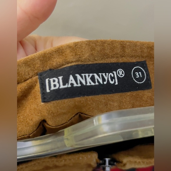 BLANKNYC Denim Alder Zip Suede Skirt size 31 - Picture 8 of 13